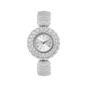 ساعت مچی عقربه ای نقره زنانه مدل عروس کد 0169