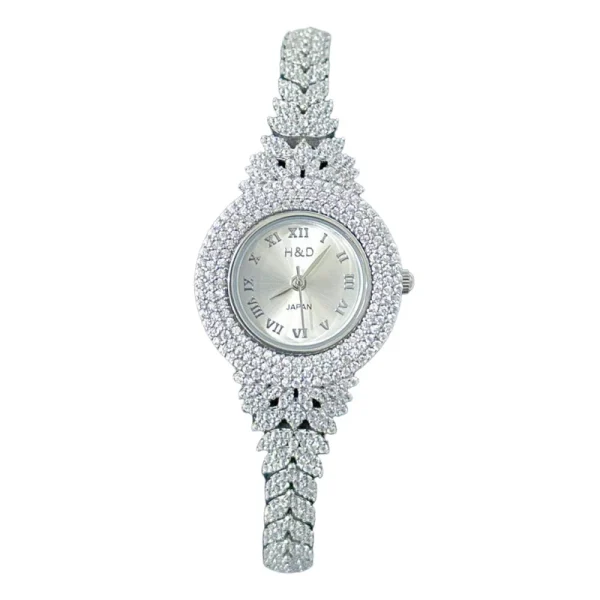 ساعت مچی عقربه ای نقره زنانه مدل پروانه کد RZZDR-31