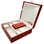 جعبه جواهرات مدل Leather کد 13-500