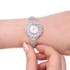 ساعت مچی عقربه ای نقره زنانه مدل تاج فلاور 0151