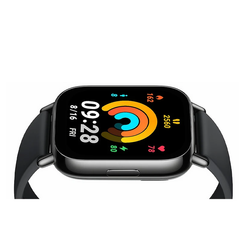 ساعت هوشمند ورزشی و روزمره شیائومی مدل Redmi Watch 5 Lite سایز قاب 48 میلی‌متر، دارای بند سیلیکون، سازگار با سیستم عامل اندروید و iOS، دارای سنسورهای شمارنده ضربان قلب و سنجش اکسیژن خون، امکان پشتیبانی از تمرینات مختلف ورزشی و محاسبه میزان کالری مصرفی