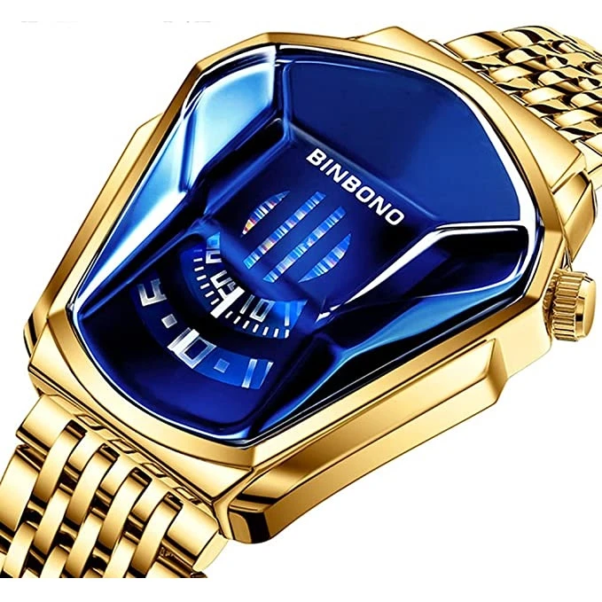 ساعت مچی دیجیتال بین بوند مدل Fashion Sportscar mirror shape